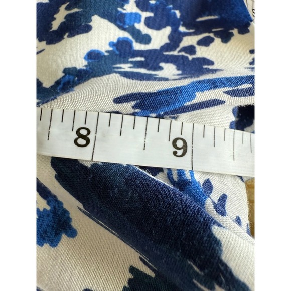 Lilly Pulitzer Lela Flamingo Cropped Resort Pants Blue Size 12 - Picture 9 of 9